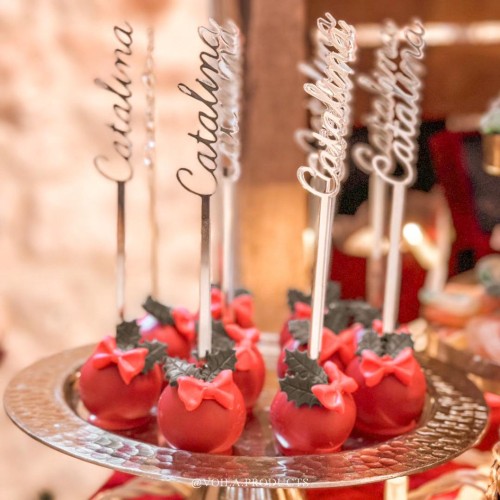 Palos cake pop personalizados espejo
