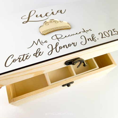 Caja del recuerdo personalizada