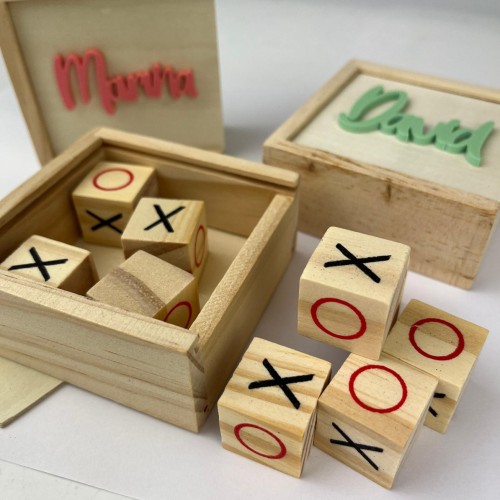 Juego 3 en raya niños personalizados